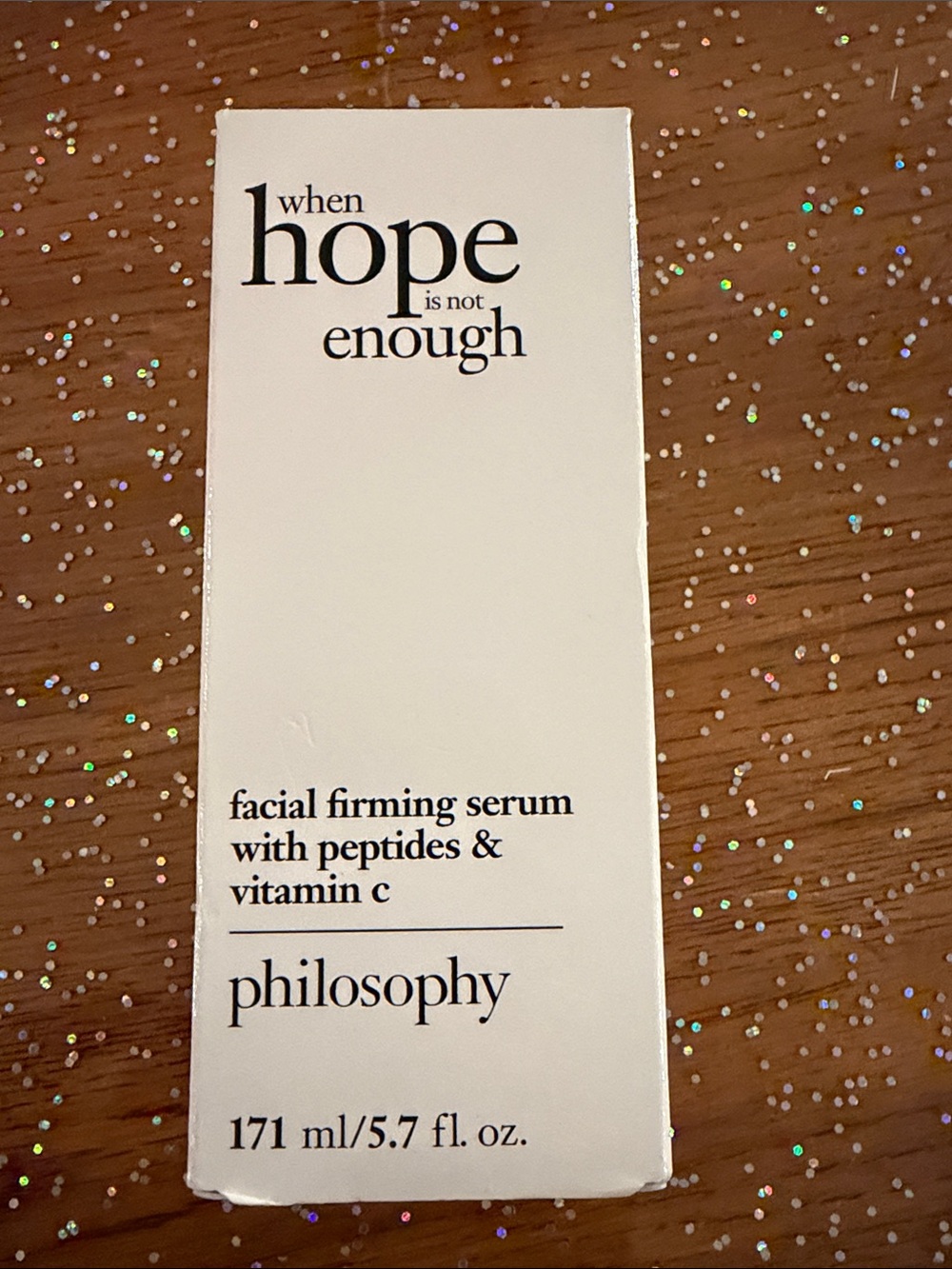 Philosophy When Hope Is Not Enough Facial Firming Serum - White